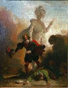 Alexandre-Evariste Fragonard Don Juan and the statue of the Commander USA oil painting artist